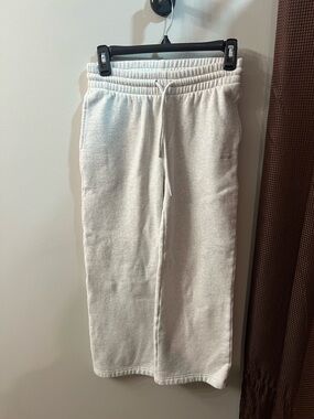 Aritzia Cozy Sweatfleece in Light Cream